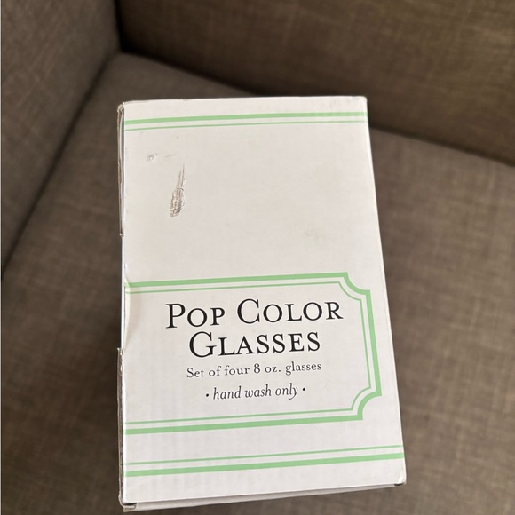 Paper Source Geometric Patterned Glass Set - Picture 4 of 4